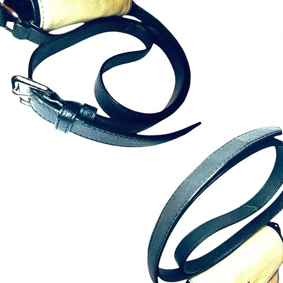 Kate Spade Vintage Embossed Signature Stud Long Adjustable Crossbody Strap-Cream - Picture 12 of 15